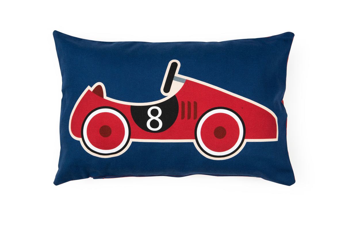 Vintage Toys Christmas Pillow with Car Decoration