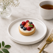 Dessert Plate White Porcelain – Ø19 cm