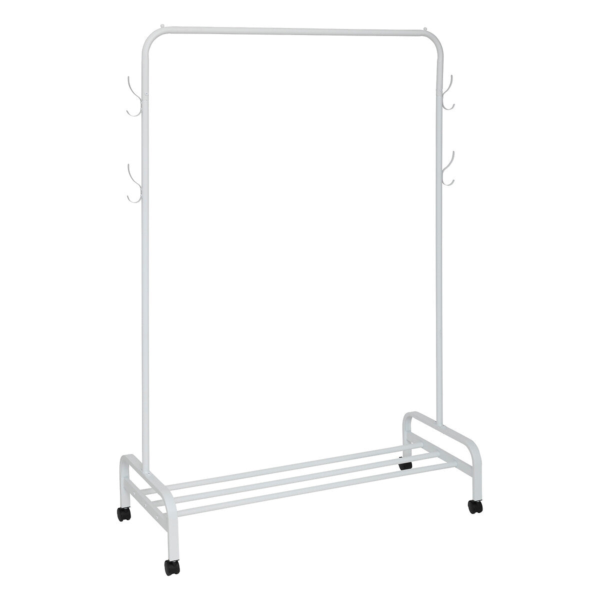 Metal Clothes Rack with Adjustable Bar