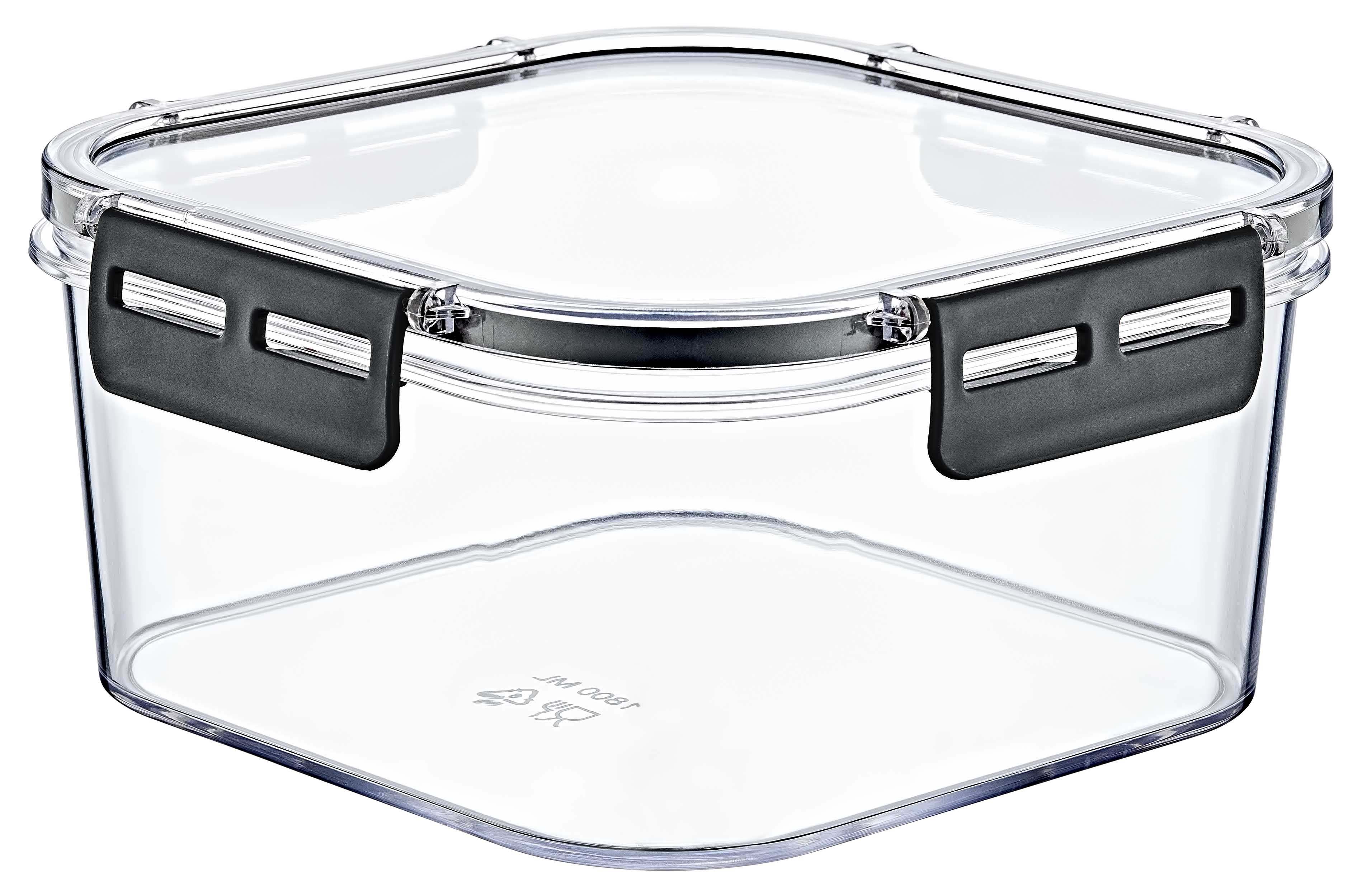 Clear Food Storage Container Transparent BPA-Free Kitchen Organizer