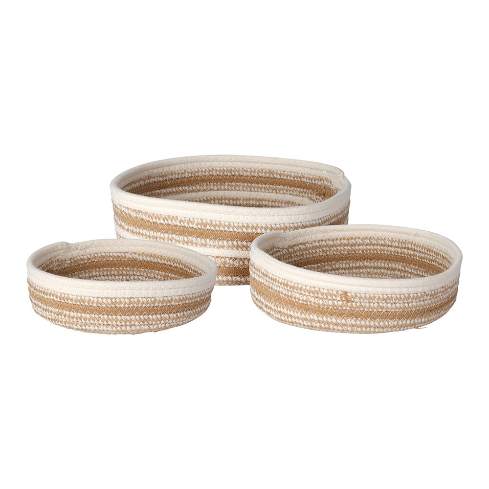 Basket Cotton Set Of 3Pcs