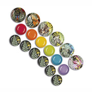 Madagascar Color Dinner Set 18 Pcs - Porcelain & Stoneware