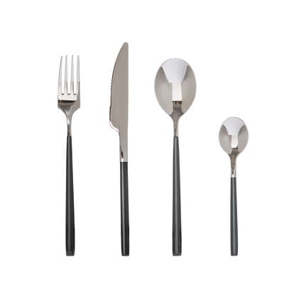 Cutlery Set LYA 24 PCS - Black