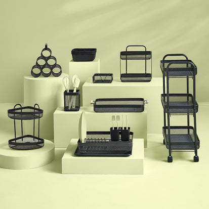 MECH SHELF 2 LEVEL Iron, Wall-Mounted