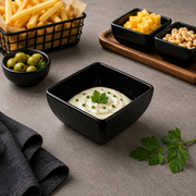 Melamine Square Bowl – 10 × 10 × 4.5 cm