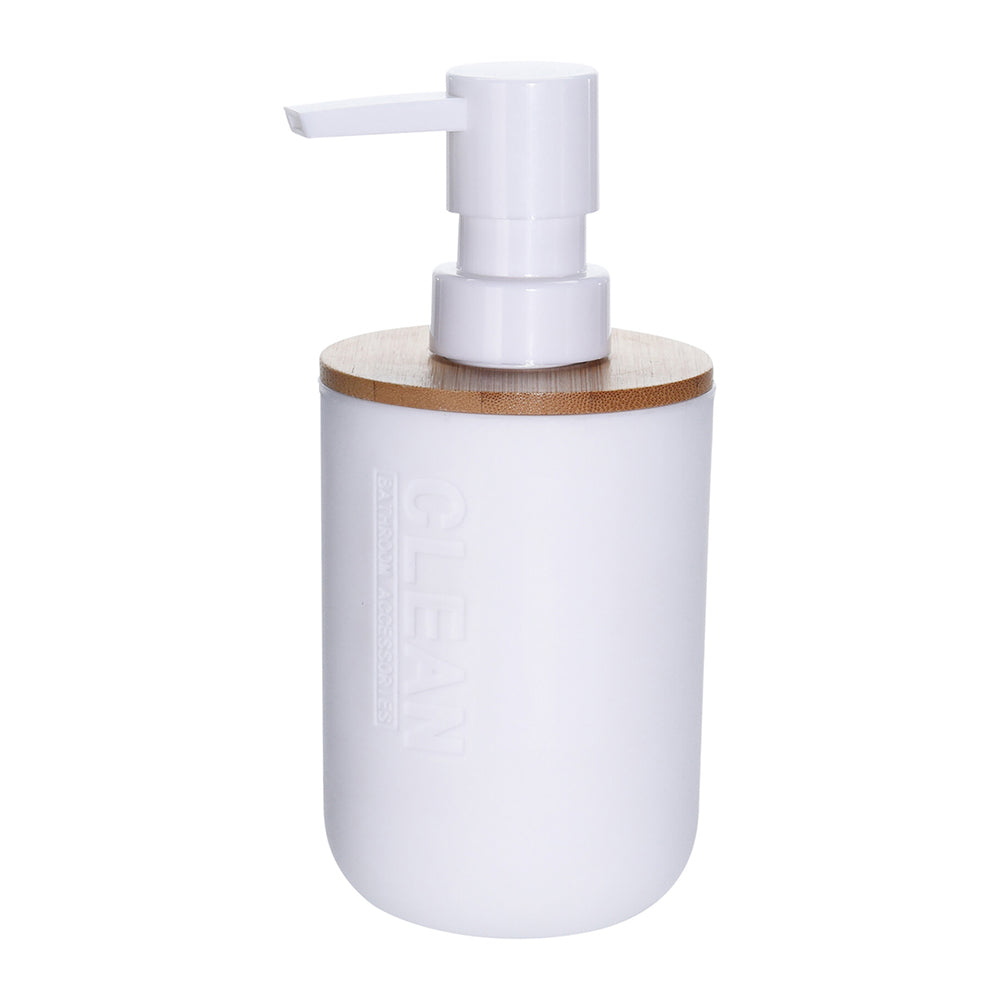 Soap Dispenser Plastic With Bamboo