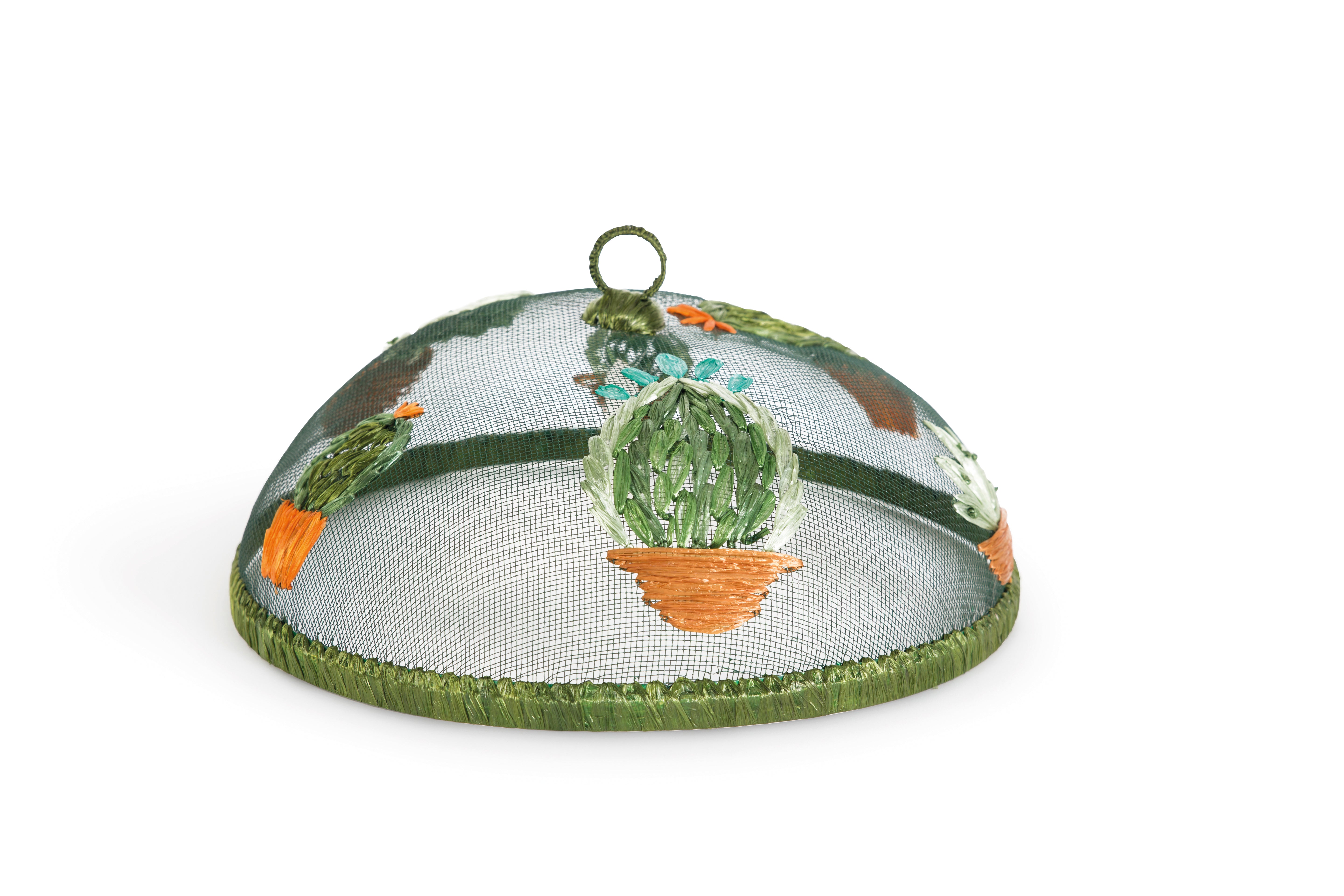 Cactus Design Round Food Cover