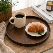 Dark Bamboo Lazy Susan Turntable