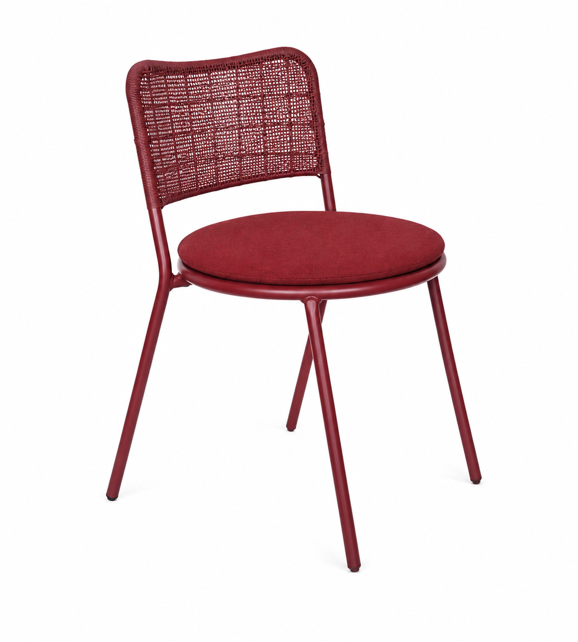 Steel Chair with Cushion