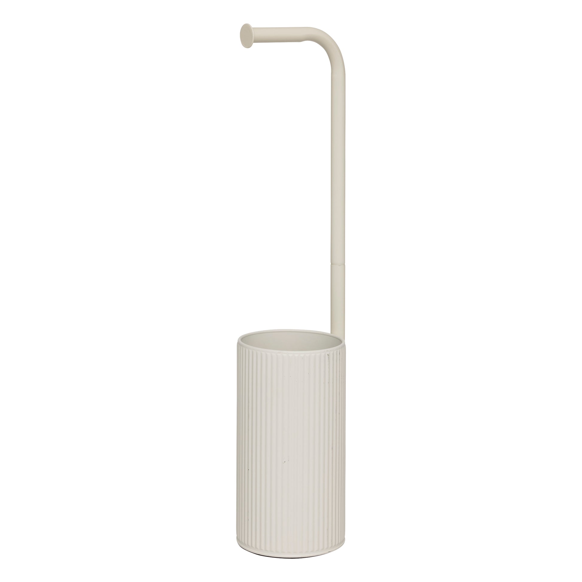 Toilet Pap Holder Linen Onyx - Floor-Standing Steel Paper Holder