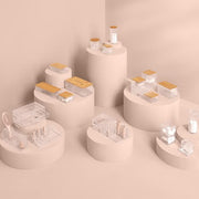 Cotton Box X2 - Transparent Storage Organizer