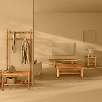 COFFEE TABLE BAMBOO SMALL HOCA