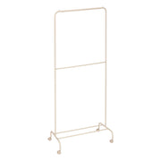 Liny Double Clothing Rack - Steel, Double Bar & Bottom Shelf