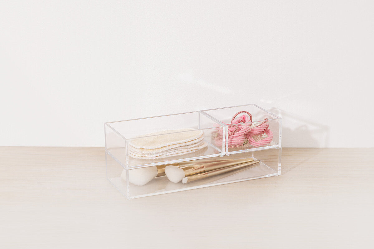 Tray with 3 Modular Compartments