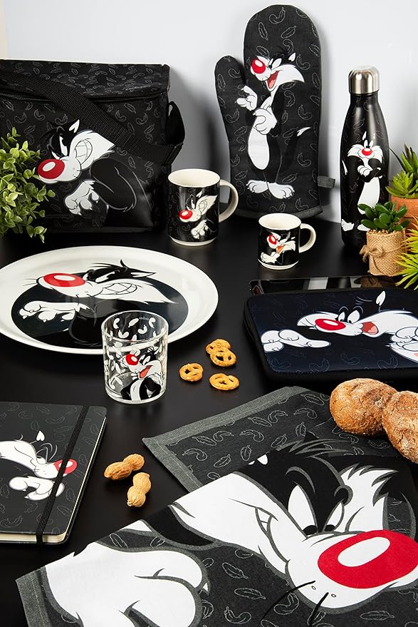 LOONEY TUNES SYLVESTER DISH CLOTH 100% Cotton, 50x70cm