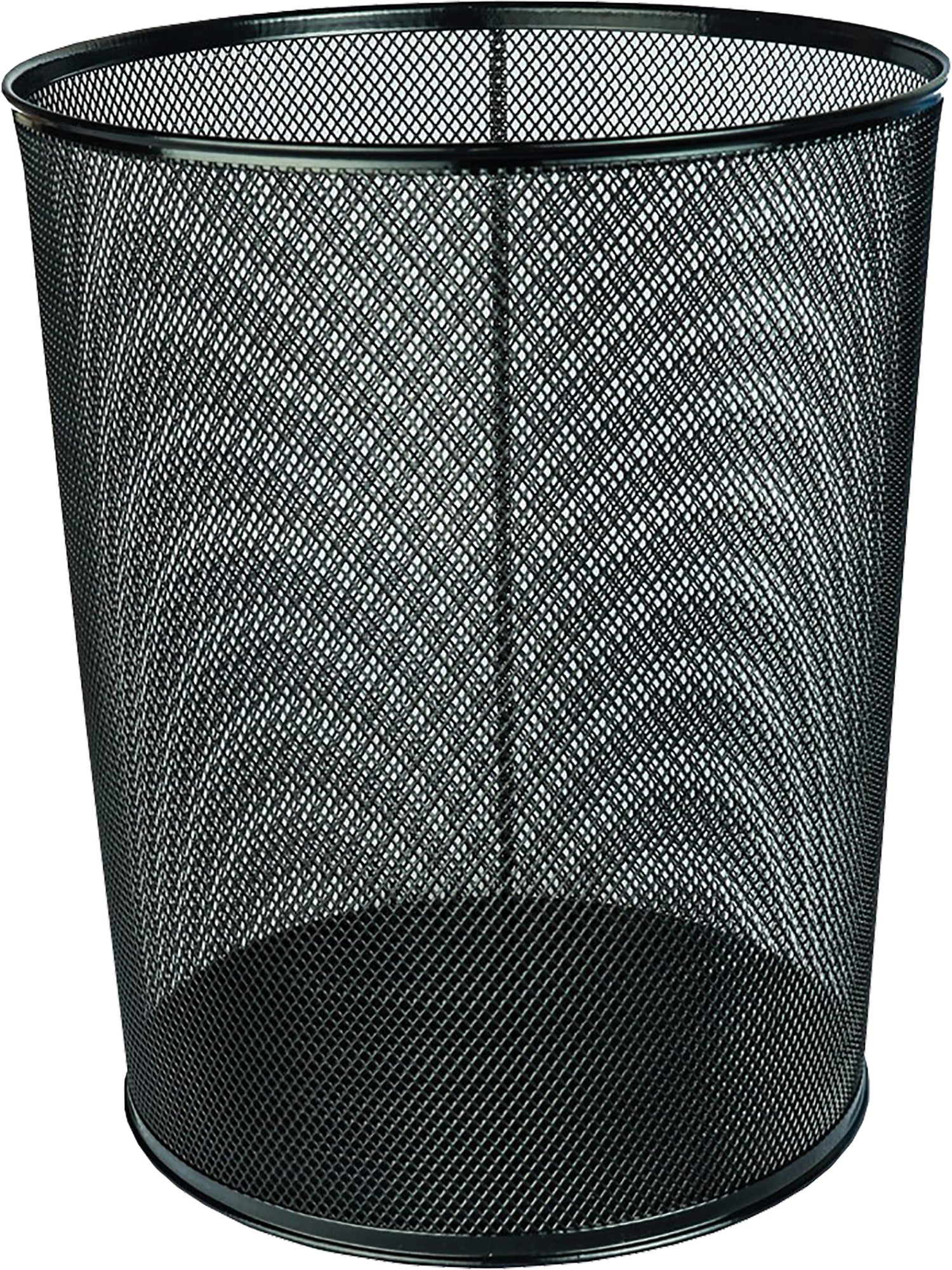 Perforated Painted Conical Bin, Ventilated Mesh Metal Waste Bin