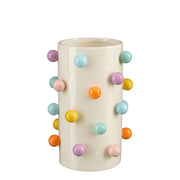 Unique White POINTI Vase for Floral Arrangements