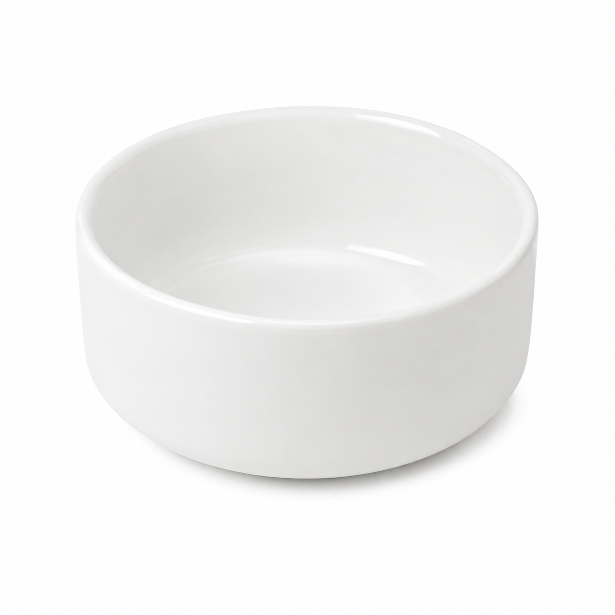 White Ceramic Bowl – Ø12.5 x H5 cm
