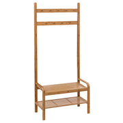 Bamboo Coat Rack Cabinet