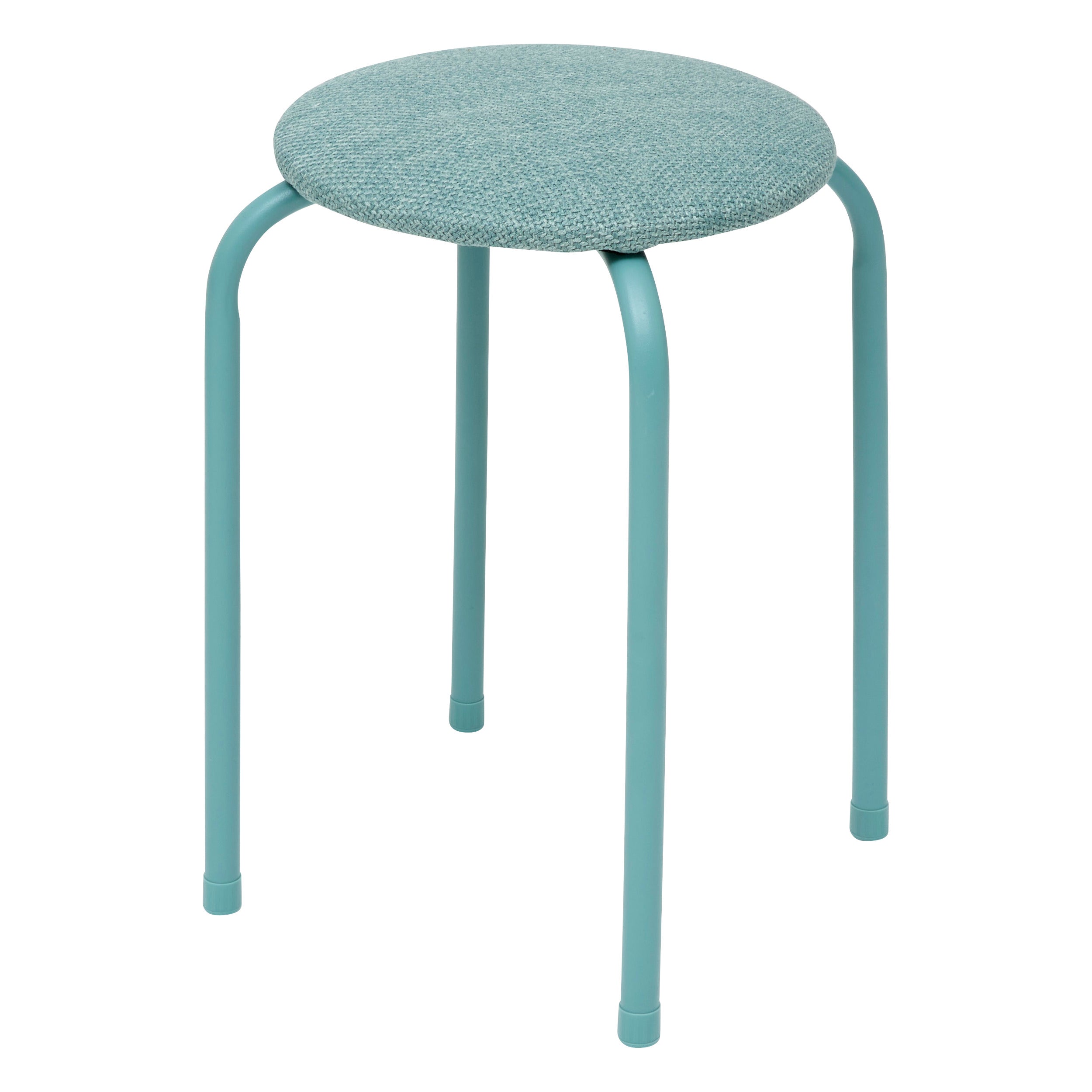 Stool Metal Frame - Round Padded Stool 38cm x 46cm