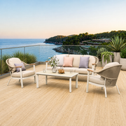 Modern Rope Outdoor Lounge Set – 5 Persons