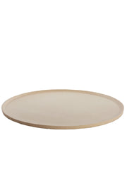 Sand Serving Board, Chestnut Aluminum Flat Board, 50 cm Round Tray