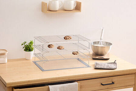 Set of 3 baking sheets 40 x 25 cm