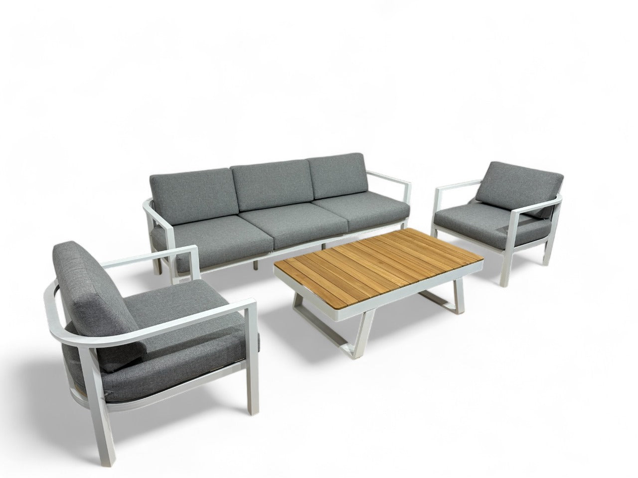 Aluminium Lounge Set - Stylish Outdoor Collection
