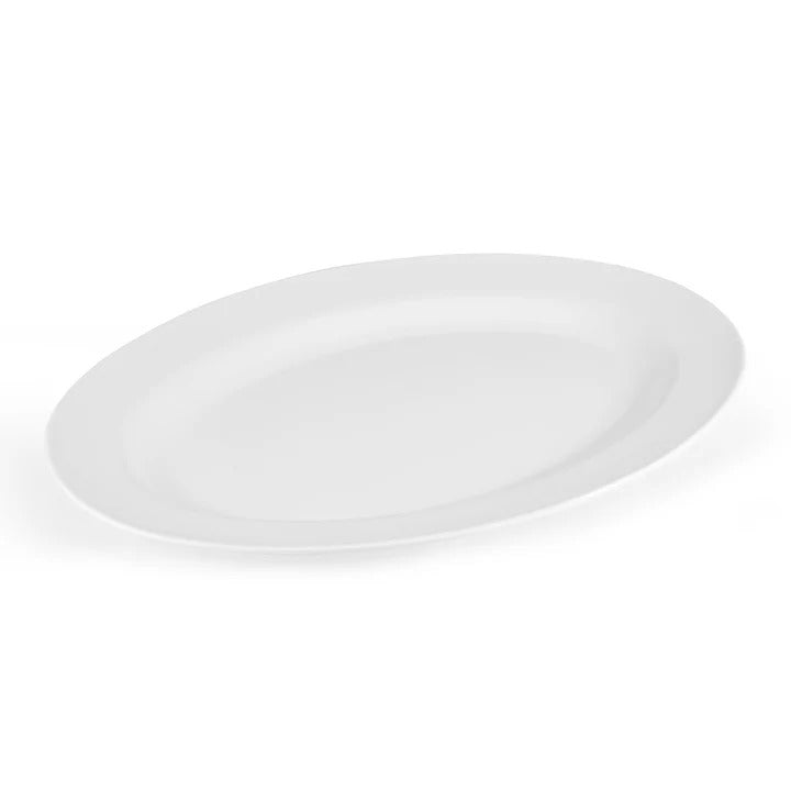 Oval Porcelain Serving Plate, Multiple Sizes