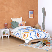 2-Piece Children's Bed Set "Adi" Washed Cotton Tufted Duvet Cover & Pillowcase
