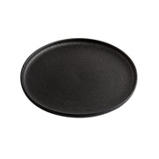 Dessert Plate Stoneware Black 19x19x2 cm
