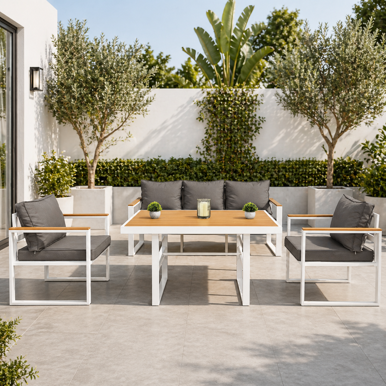 Steel Lounge Set