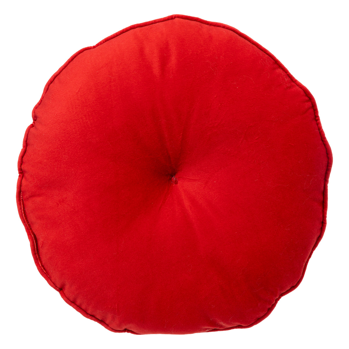 Round Candy Cushion - Red & White Peppermint Pillow 40cm