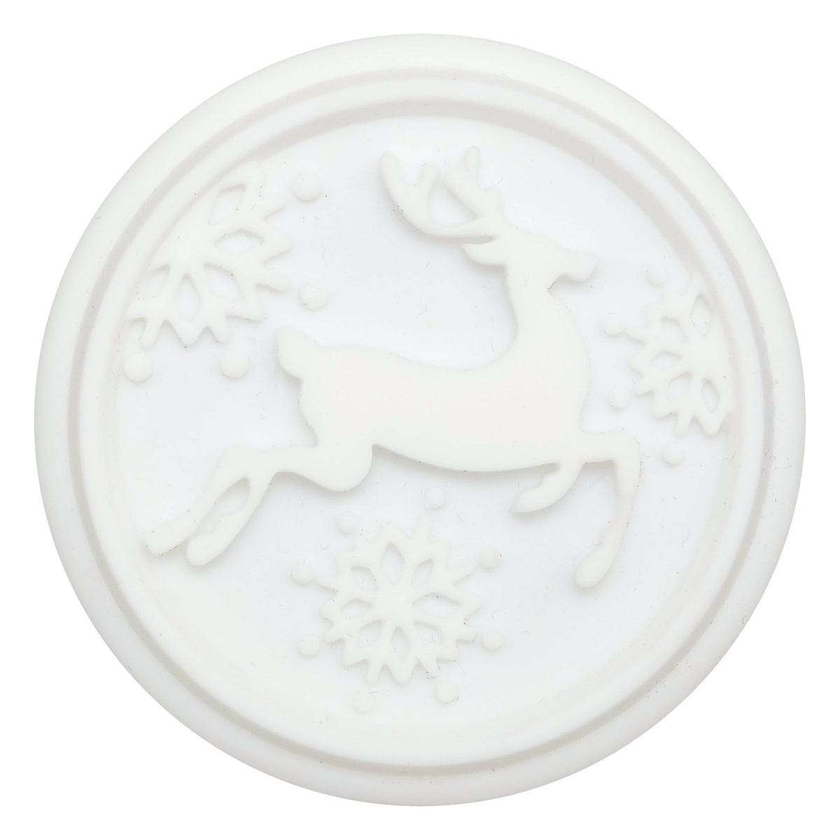 Christmas Biscuit Stamp with 3 Interchangeable Motifs & Round Cookie Cutter
