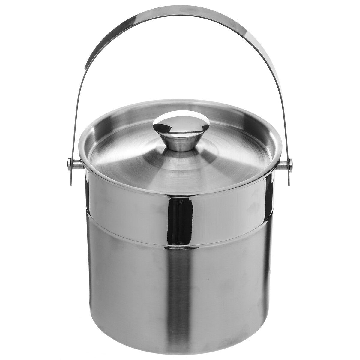 Stainless Steel Double Finish Ice Bucket 15cm