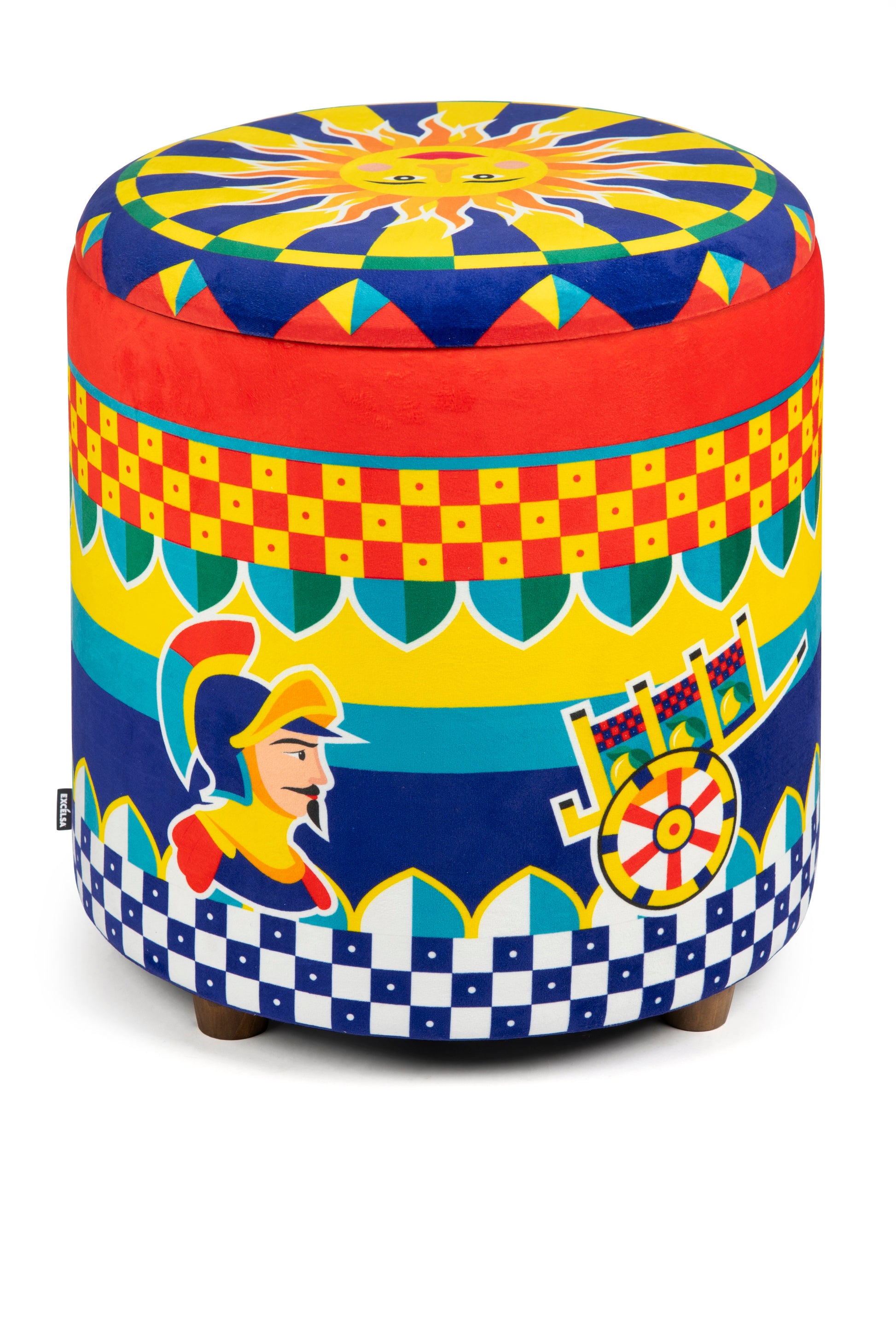 "SICILIAN RHAPSODY LIVING" STORAGE POUF