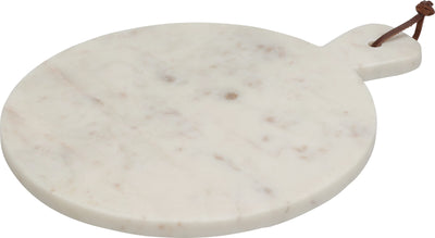 Board Marble Round - Classic White Serving Board