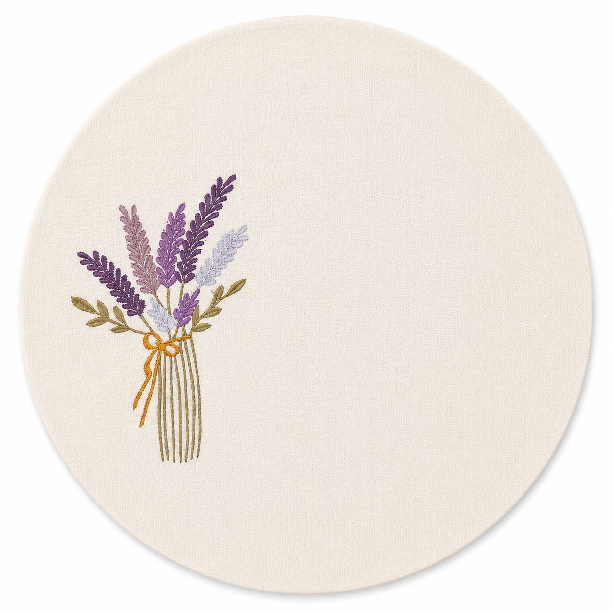 Handmade Round Placemat – 38 cm