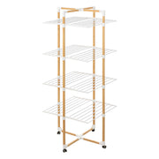 Clothes Drying Rack with 4 Wheels and 40m Capacity