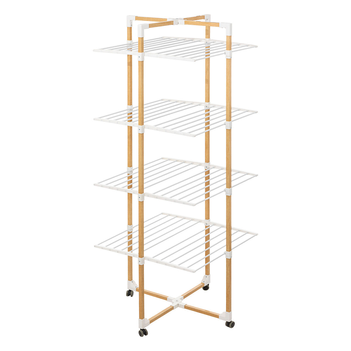 Clothes Drying Rack with 4 Wheels and 40m Capacity