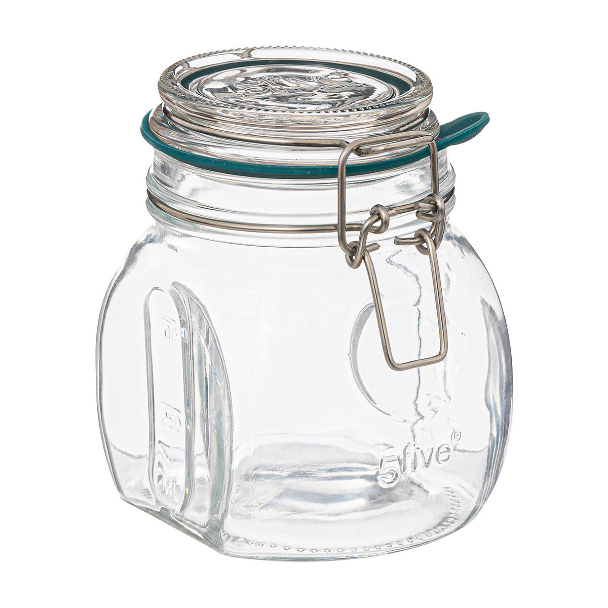 Glass Jar Jarro Square Storage