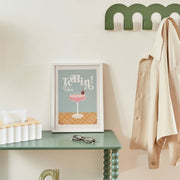 Framed Poster 'Cheri' - Vertical Wall Art Print 30x40 cm