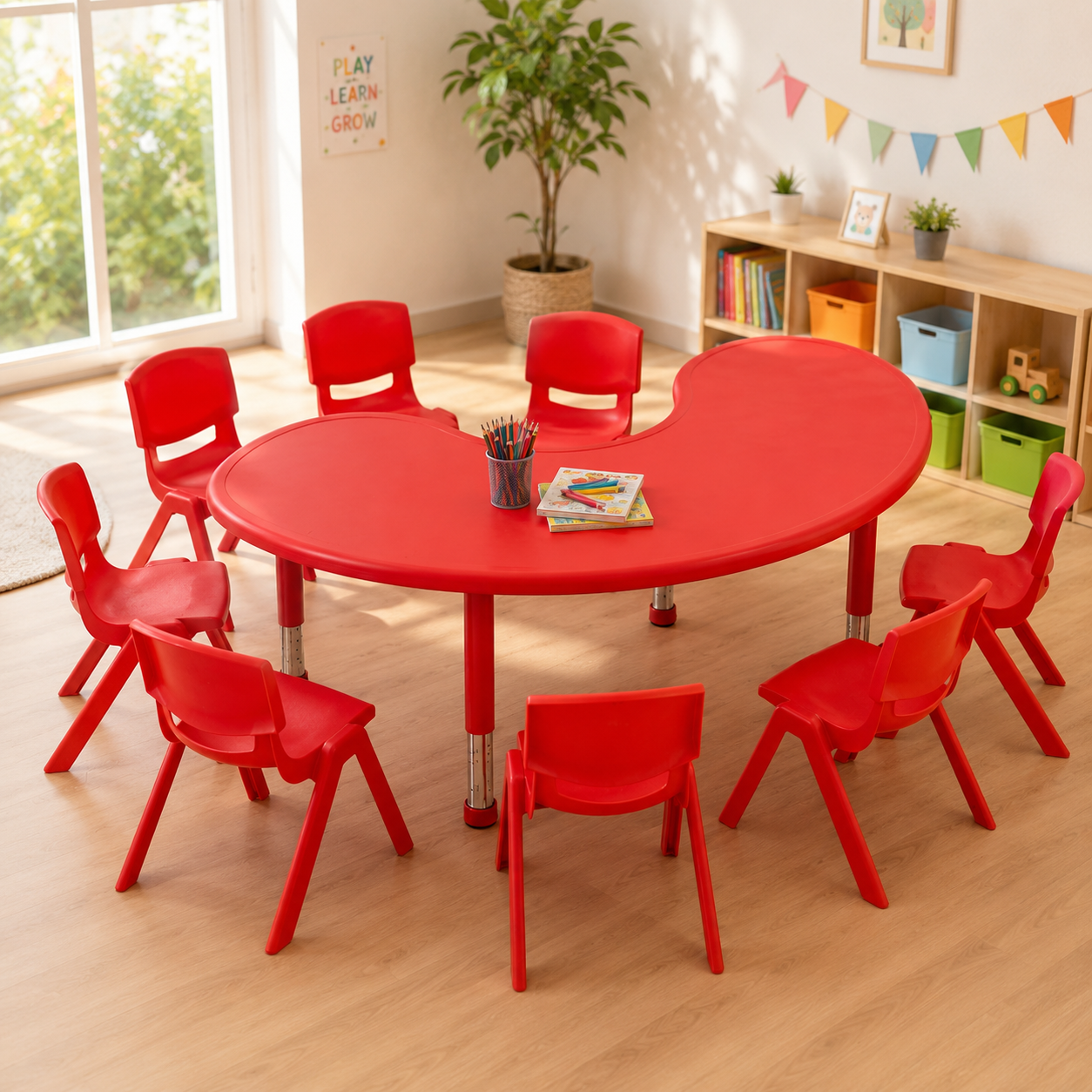 Roxy Adjustable Kids Table (2)