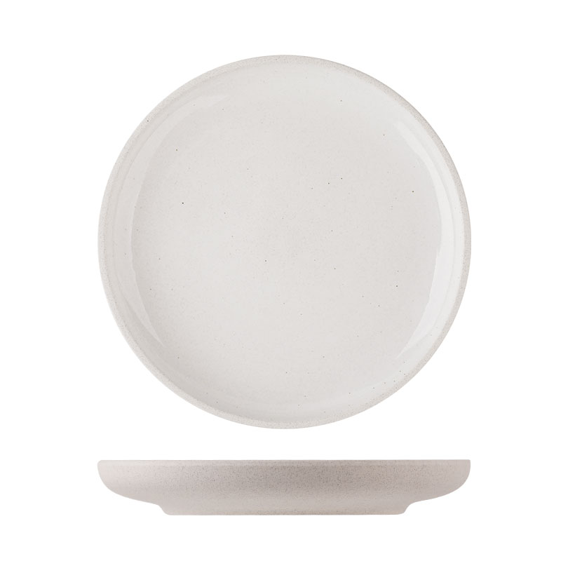 Deep Stoneware Dish Plate - Oven and Microwave Safe