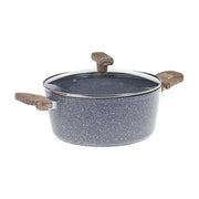 Nature Forged Aluminum Cooking Pot with Non-Stick Coating
