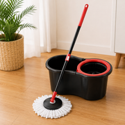 Microfiber Spin Mop Cleaning Set with Bucket