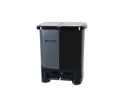 2-Compartment Plastic Recycling Bin 40L Foot Pedal
