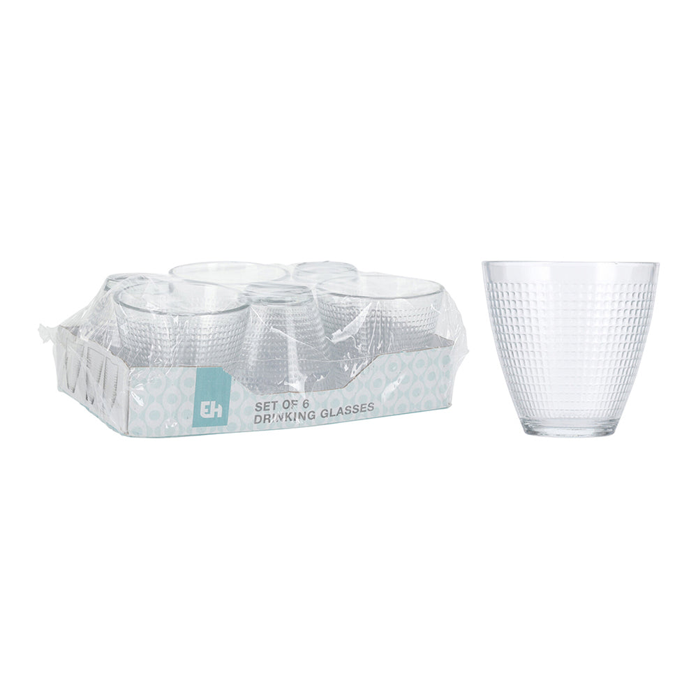 Drinking Glass Set 6Pcs