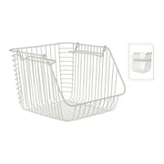 Basket Metal White