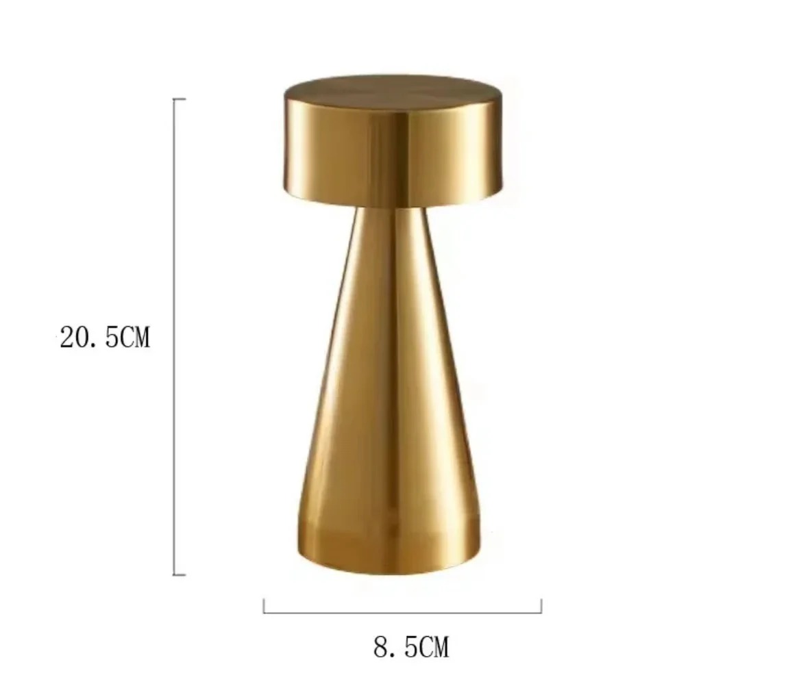 Led Desk Lamp Gold Touch Control Modern Table Light